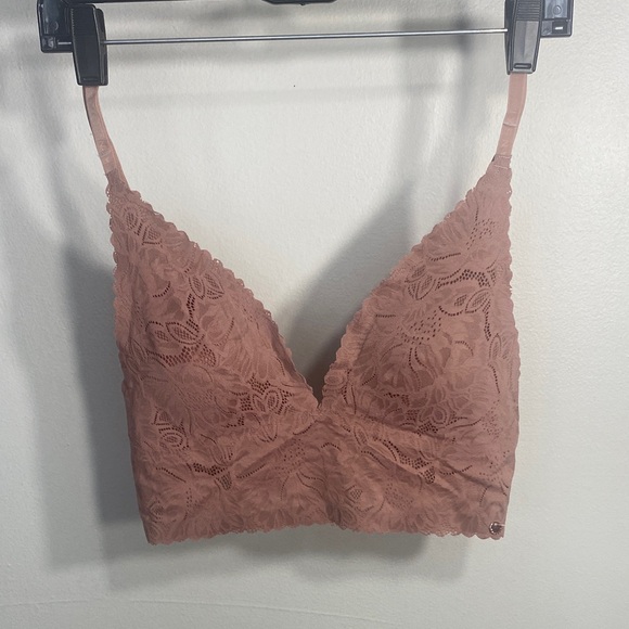 Danskin Other - Danskin Lace Bralette in Warm Tan